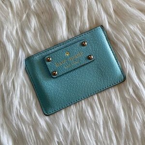 Kate Spade Card Wallet Teal